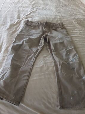 Men's Casual Straight-Leg Pants in Brown